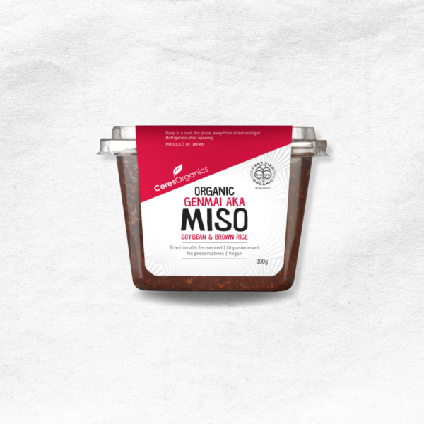 Miso rouge de riz complet "Genmai Aka" biologique <span class="product-weight">(300g)</span>