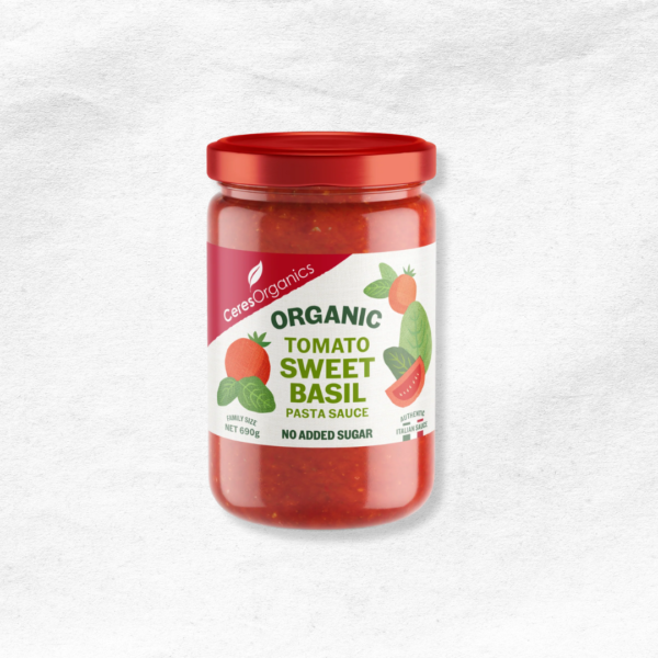 Sauce tomate biologique - basilic <span class="product-weight">(690g)</span>